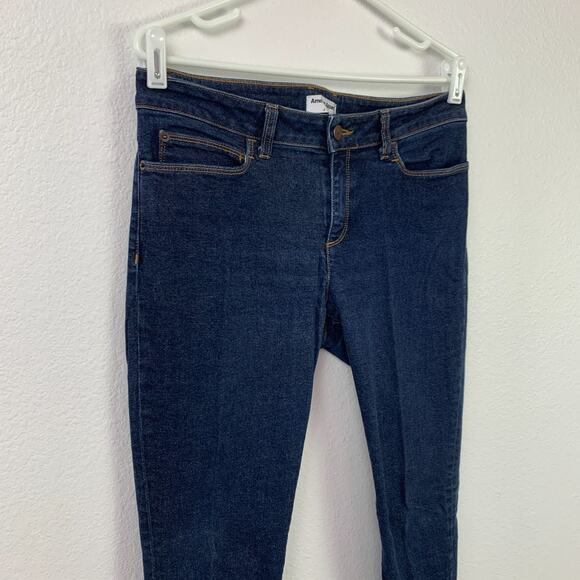 American Apparel Dark Wash Skinny Jeans Size 31 - Picture 2 of 8